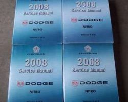 2008 Dodge Nitro Shop Service Repair Manual