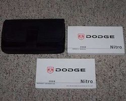 2008 Dodge Nitro Owner's Operator Manual User Guide Set