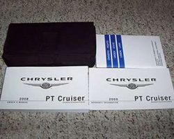 2008 Chrysler PT Cruiser Owner's Operator Manual User Guide Set