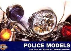 2008 Harley Davidson Police Models Owner's Manual