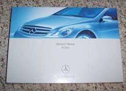 2008 Mercedes Benz R320 & R350 R-Class Owner's Operator Manual User Guide