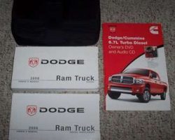 2008 Dodge Ram Truck Diesel Owner's Operator Manual User Guide Set