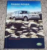 2008 Land Rover Range Rover Owner's Operator Manual User Guide