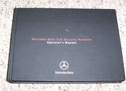 2008 Mercedes Benz SLR McLaren Roadster Owner's Operator Manual User Guide