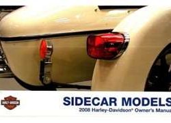2008 Harley Davidson Sidecar Models Owner's Manual