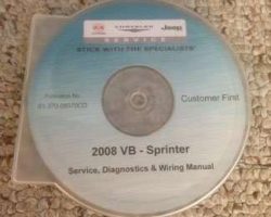 2008 Dodge Sprinter Shop Service Repair Manual CD