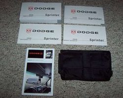 2008 Dodge Sprinter Owner's Operator Manual User Guide Set