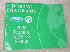 2008 Ford Taurus & Taurus X Electrical Wiring Diagrams Troubleshooting Manual