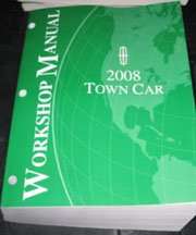 2008 Lincoln Town Car Shop Service Repair Manual