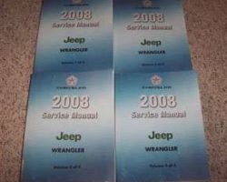 2008 Jeep Wrangler Shop Service Repair Manual