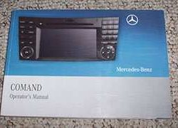 2009 Mercedes Benz E-Class E320, E350, E550 & E63 AMG Navigation System Owner's Operator Manual User Guide
