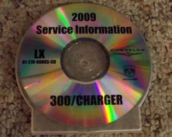 2009 Chrysler 300 Series Shop Service Repair Manual CD