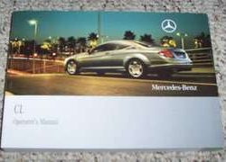 2009 Mercedes Benz CL-Class CL550, CL600, CL63 AMG & CL65 AMG Owner's Operator Manual User Guide