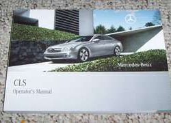 2009 Mercedes Benz CLS-Class CLS550 & CLS63 AMG Owner's Operator Manual User Guide