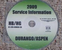 2009 Chrysler Aspen Shop Service Repair Manual CD