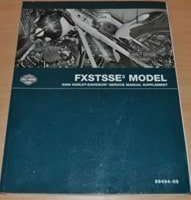 2009 Harley Davidson CVO Softail Springer FXSTSSE3 Model Service Manual Supplement