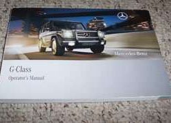 2009 Mercedes Benz G550 & G55 AGM G-Class Owner's Operator Manual User Guide