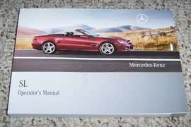 2009 Mercedes Benz SL550, SL600, SL63 AMG & SL65 AMG SL-Class Owner's Operator Manual User Guide