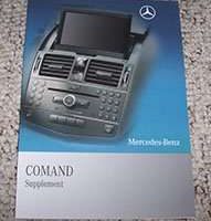 2010 Mercedes Benz C300, C350 & C63 AMG C-Class Sirius Traffic Navigation System Owner's Operator Manual User Guide Supplement
