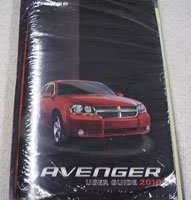 2010 Dodge Avenger Owner's Operator Manual User Guide