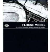 2010 Harley Davidson CVO Street Glide FLHXSE Model Service Manual Supplement