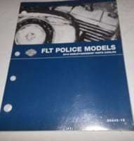 2010 Harley Davidson FLT Police Models Parts Catalog