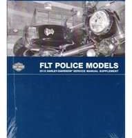 2010 Harley Davidson FLT Police Models Service Manual Supplement