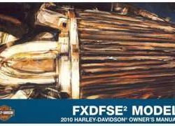 2010 Harley Davidson CVO Fat Bob FXDFSE2 Model Owner's Manual