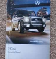 2010 Mercedes Benz G550 & G55 AMG G-Class Owner's Operator Manual User Guide