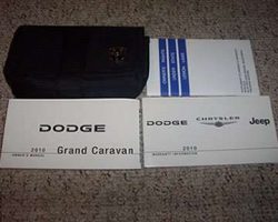 2010 Dodge Grand Caravan Owner's Operator Manual User Guide Set