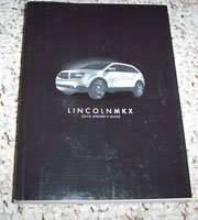2010 Lincoln MKX Owner's Operator Manual User Guide