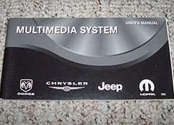 2010 Chrysler Sebring Multimedia System Owner's Operator Manual User Guide