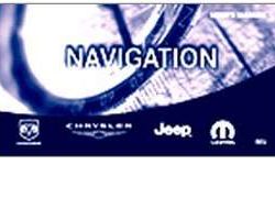 2010 Chrysler PT Cruiser Navigation Owner's Operator Manual User Guide