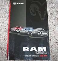 2010 Dodge Ram Truck Owner's Operator Manual User Guide