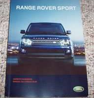 2010 Land Rover Range Rover Sport Owner's Operator Manual User Guide