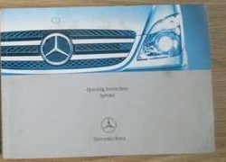 2010 Mercedes Sprinter 2500 & 3500 Owner's Operator Manual User Guide