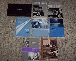 2010 Ford F-550 Super Duty Truck Owner's Manual Set