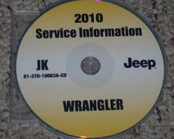 2010 Jeep Wrangler Shop Service Repair Manual CD