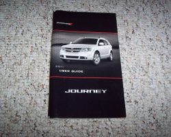 2011 Dodge Journey Owner's Operator Manual User Guide