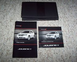 2011 Dodge Journey Owner's Operator Manual User Guide Set