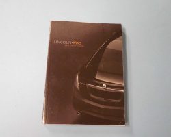 2011 Lincoln MKS Owner's Operator Manual User Guide