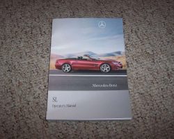 2010 Mercedes Benz SL550, SL600, SL63 AMG & SL65 AMG SL-Class Owner's Operator Manual User Guide