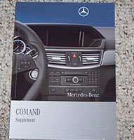 2011 Mercedes Benz E-Class E350, E550 & E63 AMG Navigation System Owner's Operator Manual User Guide