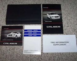 2011 Dodge Caliber Owner's Operator Manual User Guide Set