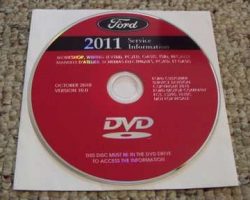 2011 Ford Mustang Shop Service Repair Manual DVD