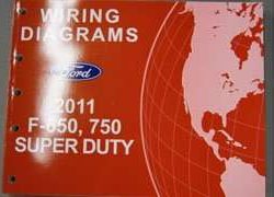 2011 Ford F-650 & F-750 Medium Duty Truck Wiring Diagram Manual