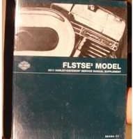 2011 Harley Davidson CVO Softail Convertible FLSTSE2 Model Service Manual Supplement
