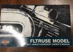 2011 Harley Davidson CVO Road Glide Ultra FLTRUSE Model Owner's Manual