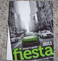 2011 Ford Fiesta Owner Operator User Guide Manual