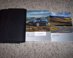 2011 Mercedes Benz GL350, GL450 & GL550 GL-Class Owner's Operator Manual User Guide Set